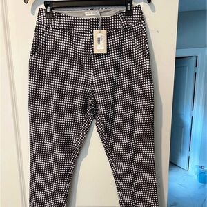 Peter Millar Black and White Checkered Chinos